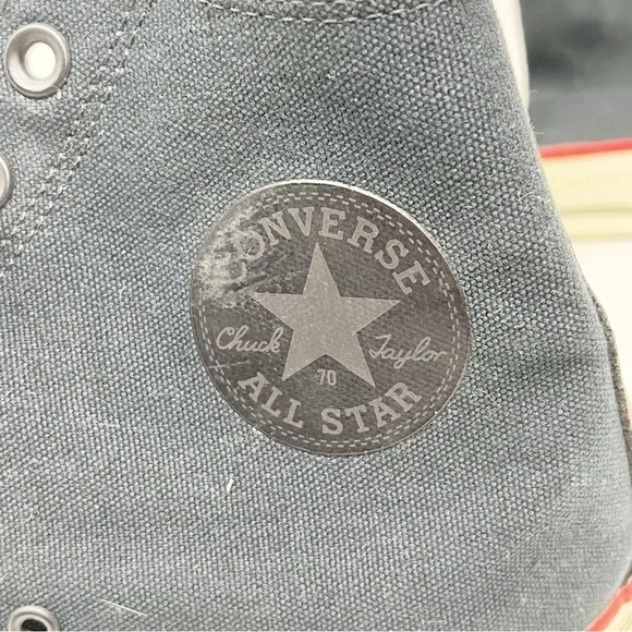 CONVERSE X SHOE PALACE Black BOOM BOX Chuck Taylor High Top BASCOM 1993 Sz 11 - Picture 9 of 12